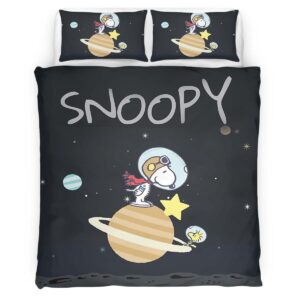 Snoopy to the moon 3 Duvet Cover