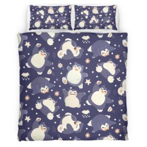 Snorlax Pokemon 3 Duvet Cover