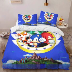 Alternative view of Sonic The Hedgehog 10 Duvet Cover