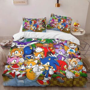 Alternative view of Sonic The Hedgehog 16 Duvet Cover