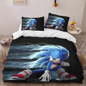 Alternative view of Sonic The Hedgehog 25 Duvet Cover