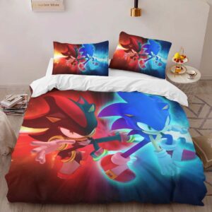 Alternative view of Sonic The Hedgehog 30 Duvet Cover