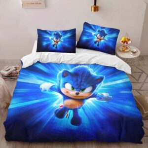 Alternative view of Sonic The Hedgehog 34 Duvet Cover