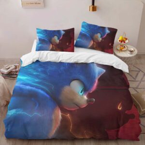 Alternative view of Sonic The Hedgehog 35 Duvet Cover
