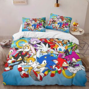 Alternative view of Sonic The Hedgehog 36 Duvet Cover