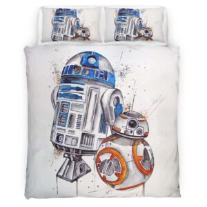 Spaceship Star Wars Robots Duvet Cover