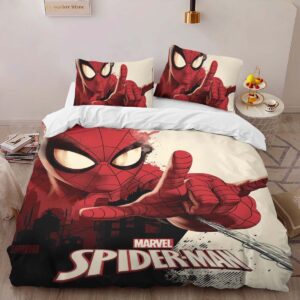 Alternative view of Spider-man 10 Duvet Cover