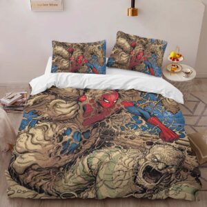 Alternative view of Spider-man 11 Duvet Cover