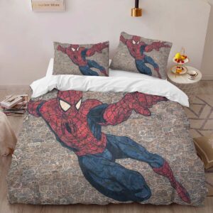 Alternative view of Spider-man 12 Duvet Cover