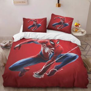 Alternative view of Spider-man 15 Duvet Cover