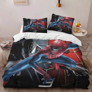 Alternative view of Spider-man 16 Duvet Cover