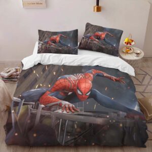 Alternative view of Spider-man 32 Duvet Cover