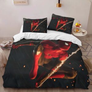 Alternative view of Spider-man 33 Duvet Cover