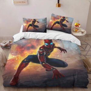 Alternative view of Spider-man 34 Duvet Cover