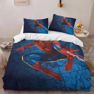 Alternative view of Spider-man 40 Duvet Cover