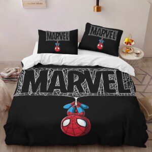 Alternative view of Spider-man 42 Duvet Cover