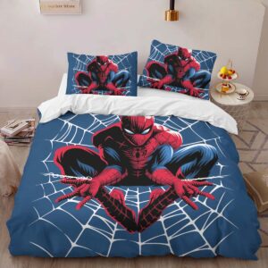 Alternative view of Spider-man 5 Duvet Cover
