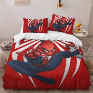 Alternative view of Spider-man 8 Duvet Cover