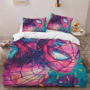 Alternative view of Spider-man 9 Duvet Cover
