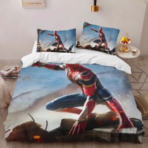 Alternative view of Spider-man Avenger Marvel 1026 Duvet Cover