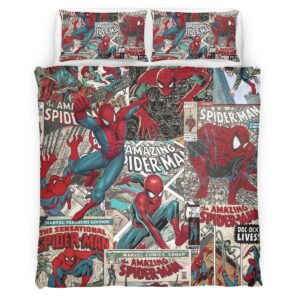 Spider-man Comics 3 Duvet Cover