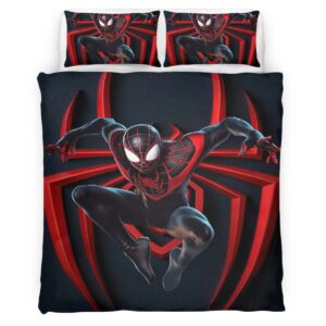 Spider-man Dark Background 2 Duvet Cover