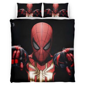 Spider-man Dark Background Duvet Cover
