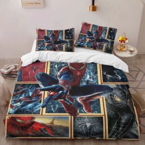 Alternative view of Spider-man Venom 2 Duvet Cover