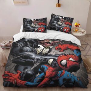 Alternative view of Spider-man Venom 4 Duvet Cover