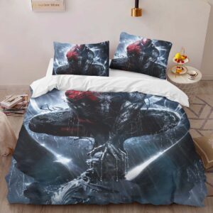 Alternative view of Spider-man Venom 5 Duvet Cover