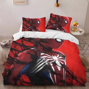 Alternative view of Spider-man Venom 9 Duvet Cover