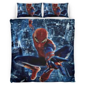 Spider-man in the city 2 Duvet Cover