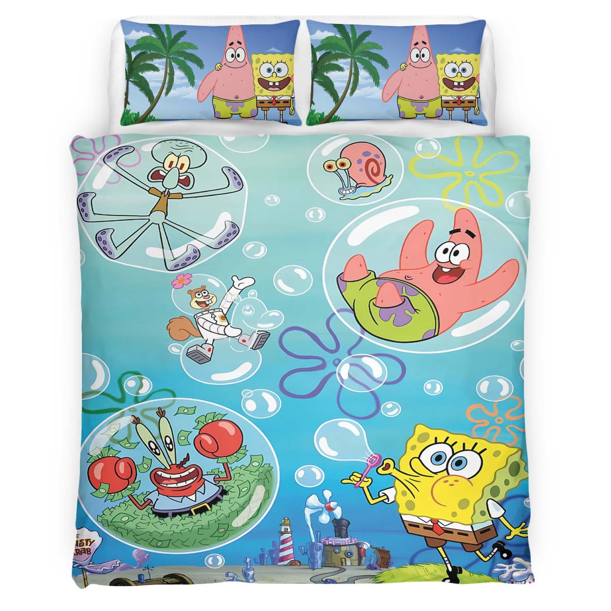 Spongebob Squarepants Characters 01 Duvet Cover