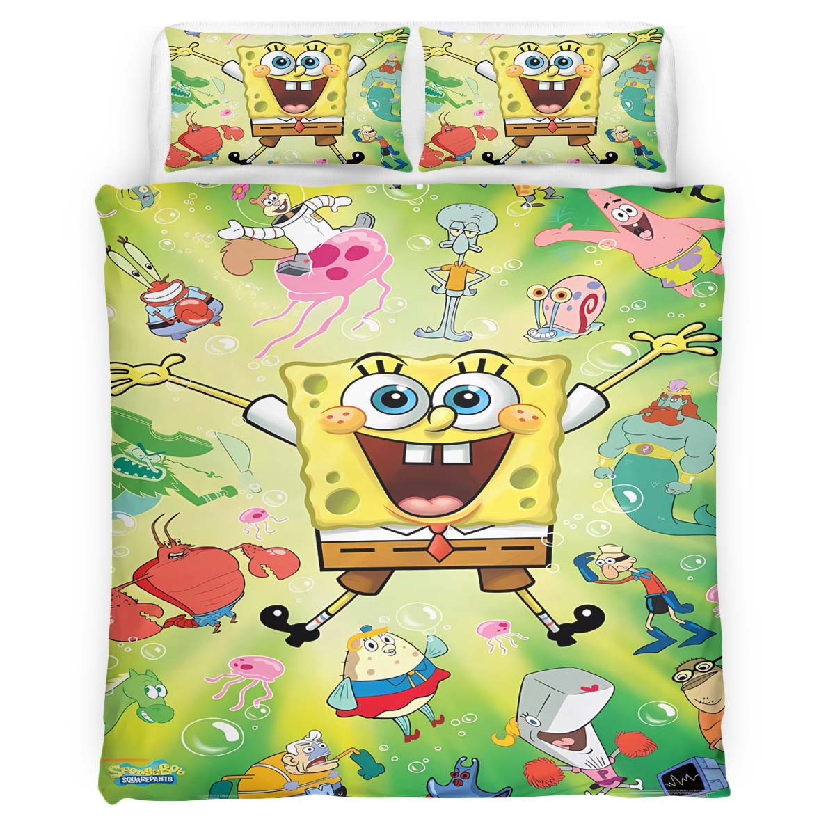 Spongebob Squarepants Characters 06 Duvet Cover