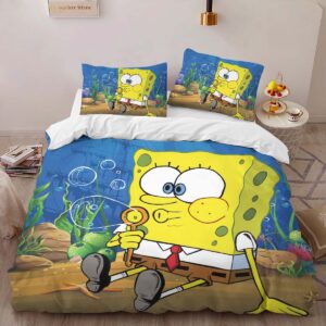 Alternative view of Spongebob Squarepants Characters 10 Duvet Cover