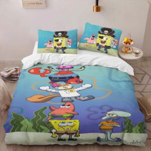 Alternative view of Spongebob Squarepants Characters 12 Duvet Cover