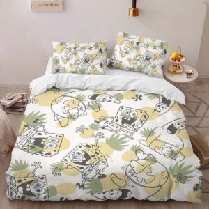 Alternative view of Spongebob Squarepants Characters 16 Duvet Cover