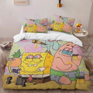 Alternative view of Spongebob Squarepants Characters 23 Duvet Cover