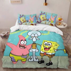 Alternative view of Spongebob Squarepants Characters 29 Duvet Cover