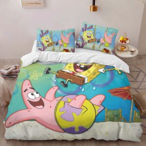 Alternative view of Spongebob Squarepants Characters 31 Duvet Cover