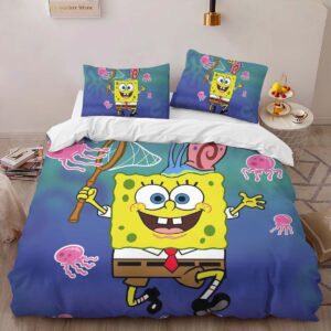Alternative view of Spongebob Squarepants Characters 33 Duvet Cover