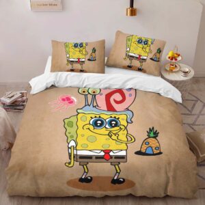 Alternative view of Spongebob Squarepants Characters 43 Duvet Cover