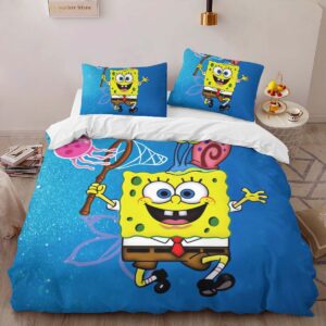Alternative view of Spongebob Squarepants Characters 44 Duvet Cover