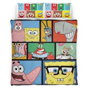 Spongebob Squarepants Characters 50 Duvet Cover