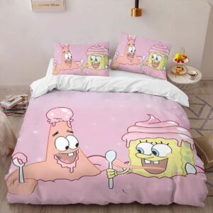 Alternative view of Spongebob and Patrick Star Squarepants Spongebob 2 Duvet Cover