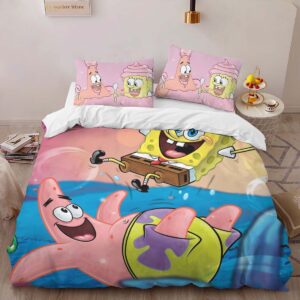 Alternative view of Spongebob and Patrick Star Squarepants Spongebob 3 Duvet Cover