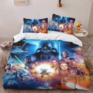 Alternative view of Star Wars All Characters 1002 Duvet Cover