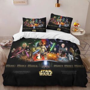 Alternative view of Star Wars All Characters 1003 Duvet Cover