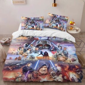 Alternative view of Star Wars All Characters 1005 Duvet Cover