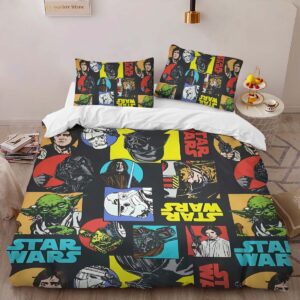 Alternative view of Star Wars All Characters 1006 Duvet Cover